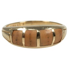 Spiny Oyster Yellow Gold Ring by Kabana