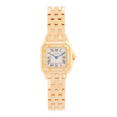 Cartier 18K Yellow Gold Panther Ladies Watch WF3254B9 1280