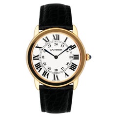 Cartier Ronde Solo W6700455 18K Yellow Gold Mens Watch