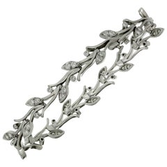 Tiffany & Co. Diamond Platinum Garland Bracelet