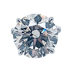 GIA Certified 20.48 Carat Round Diamond Ring with under Halo Diamonds