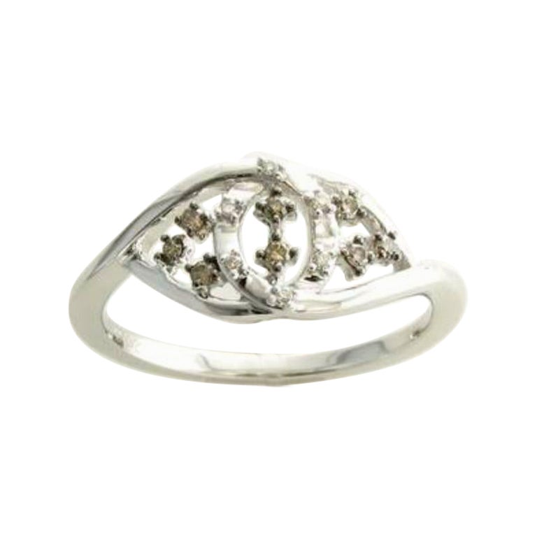 Grand Sample Sale Ring featuring Chocolate Diamonds, Vanilla Diamonds ...