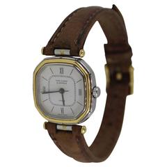 Van Cleef & Arpels Ladies Yellow Gold Stainless Steel "La Collezione" Wristwatch