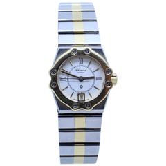 Retro Chopard Yellow Gold Stainless Steel St. Moritz Quartz Wristwatch