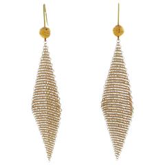 1981 Elsa Peretti Gold Scarf Earrings