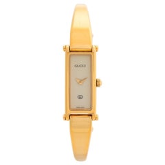 Used Iconic Ladies Gucci Ref 1500l, Heavy Gold Plate, Excellent Condition, Circa 1995