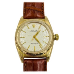 Rolex Bubble Back Yellow Gold Watch