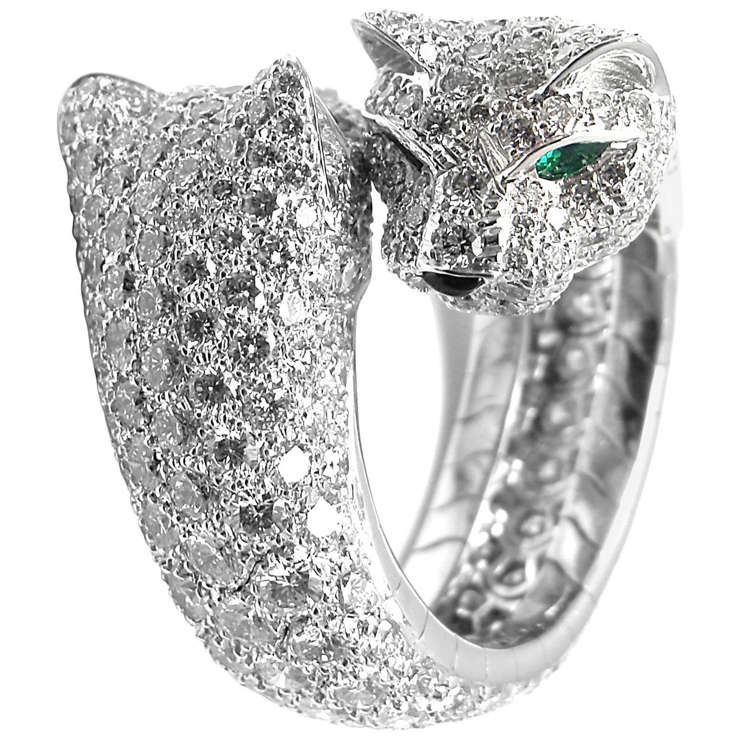 cartier double panther ring