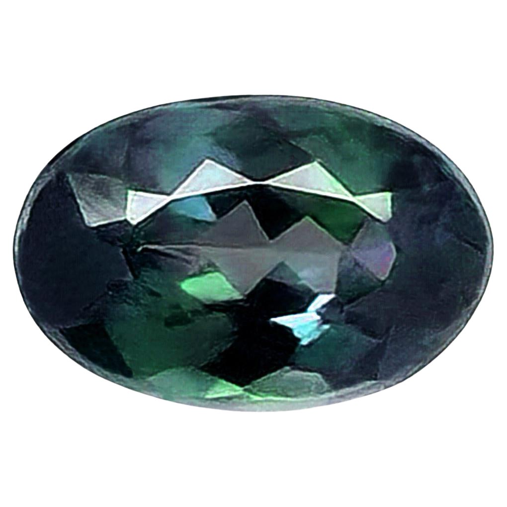 GIA Certified 0.76 Carat Natural Brazilian Alexandrite, Loose Alexandrite For Sale