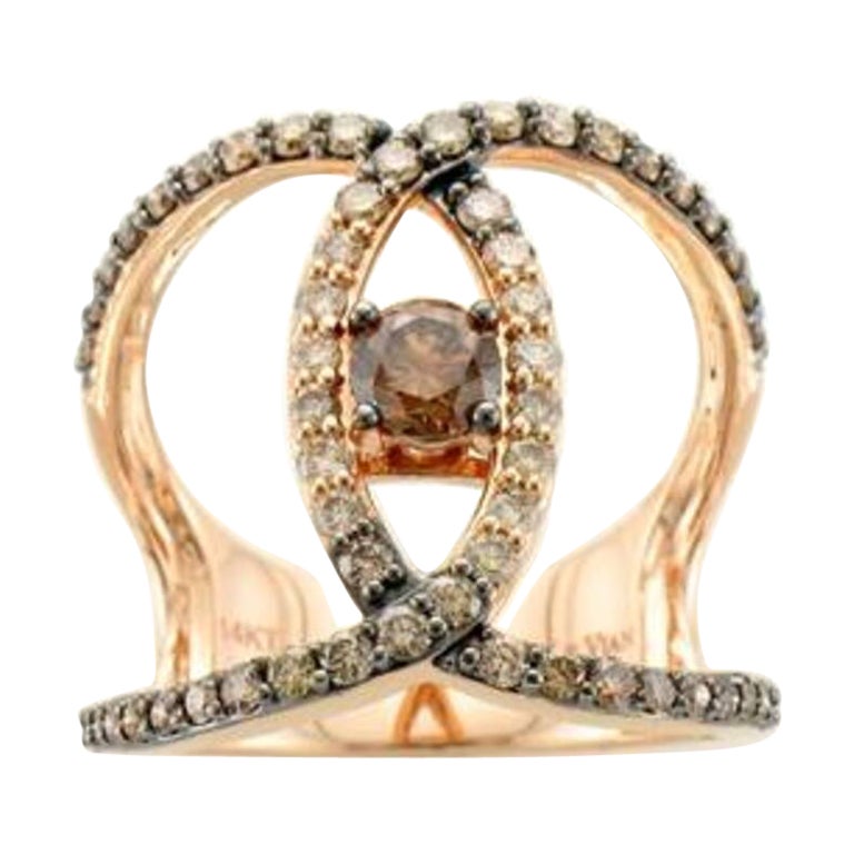 Le Vian Ombre Ring Featuring Chocolate Diamonds, Chocolate Ombré Diamonds Set For Sale