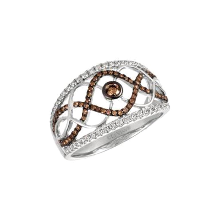 Le Vian Chocolatier Ring featuring Chocolate Diamonds, Vanilla Diamonds set 