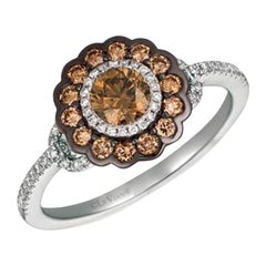 Le Vian Chocolatier Ring Featuring Chocolate Diamonds, Vanilla Diamonds Set 