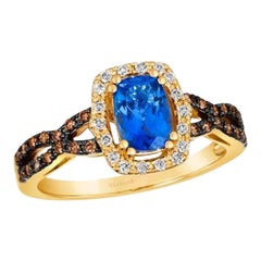 Le Vian Ring featuring Blueberry Tanzanite Nude Diamonds, Chocolate Diamonds