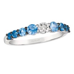 Le Vian Ombre Ring Featuring Denim Ombré, White Sapphire Set in 14k