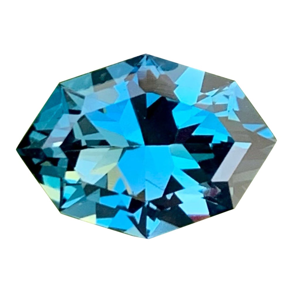 Fancy London Blue Loose Topaz Gemstone 3.70 CTS Topaz Jewellery Topaz Stone For Sale