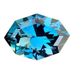 Fancy London Blue Loose Topaz Gemstone 3,70 CTS Topaze Jewellery Topaze Stone