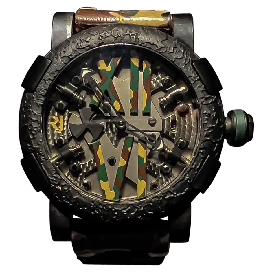 Romain Jerome Ltd Edition '22/25' Camouflaged Steam Punk For Sale