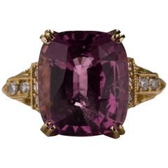 6.08ct Spinel and Diamond Ring