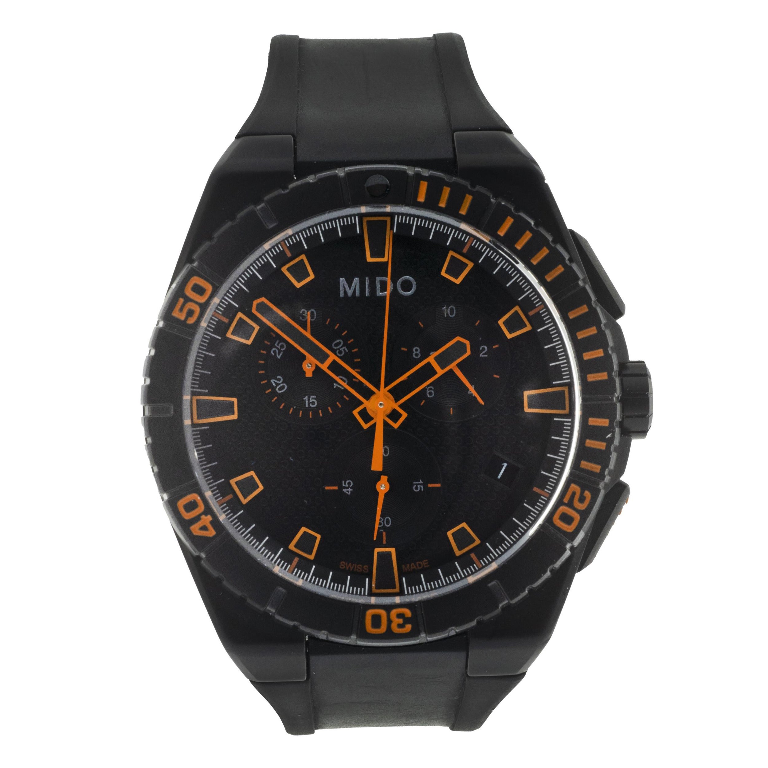 Mido Ocean Star GMT Orologio Automatico Uomo - 44mm, Cassa Acciaio E Ceramica, 200m Water Resistant