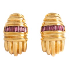 18k Yellow Gold Earrings