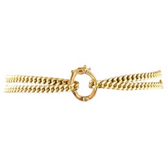 Yellow Gold Pearl or Bead Clasp / Shortener