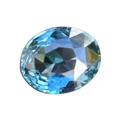 Fantastique spinelle bleu cobalt certifiée Aig de Birmanie de 1,04 carat