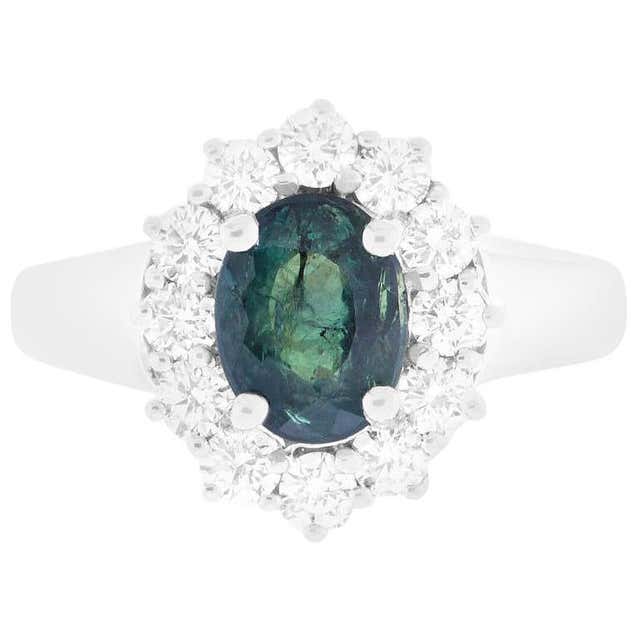 Anello alessandrite naturale 7,25 carati in argento sterling 925 Anello alessandrite naturale 7,25 carati in argento sterling 925