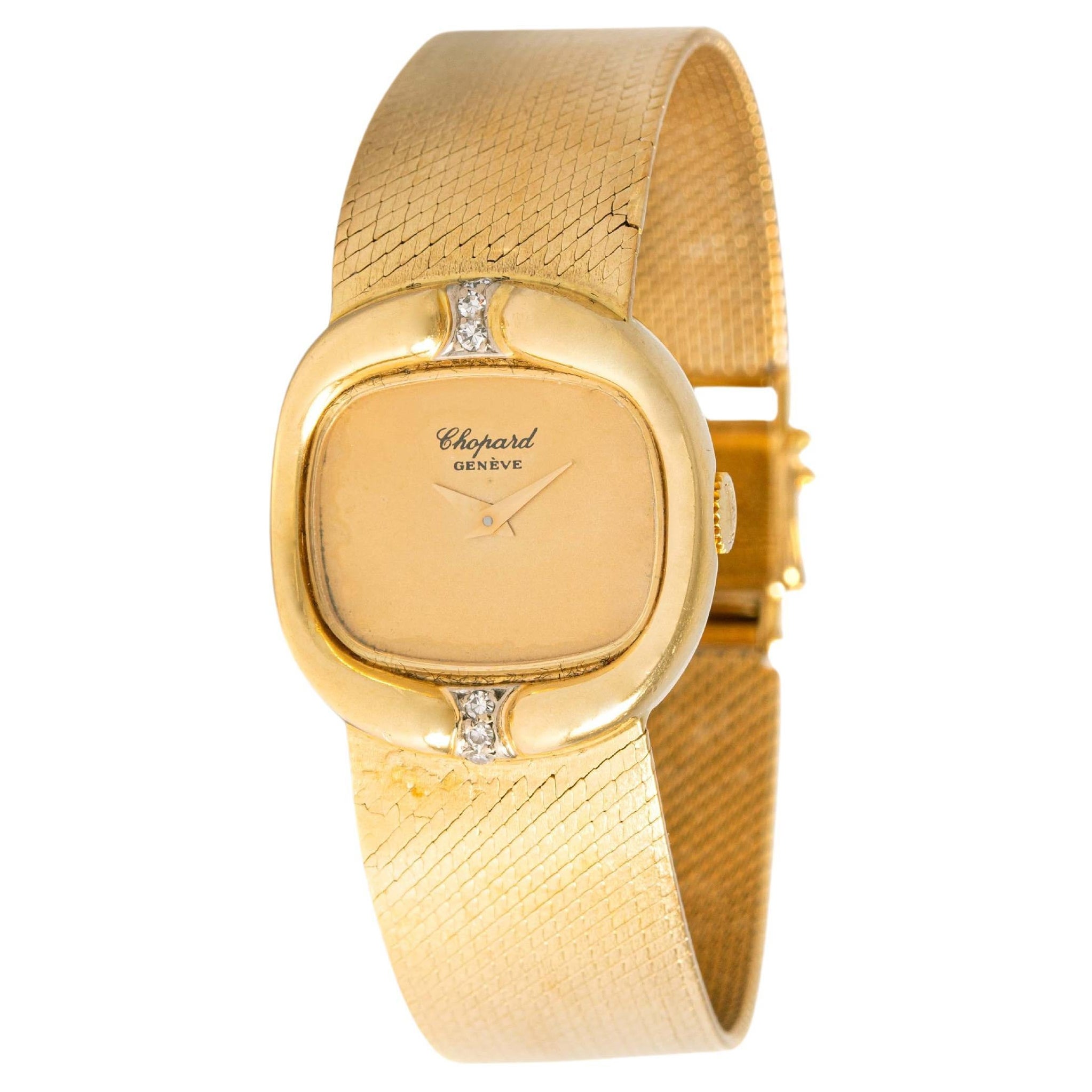 Chopard Diamond 18k Yellow Gold Wristwatch