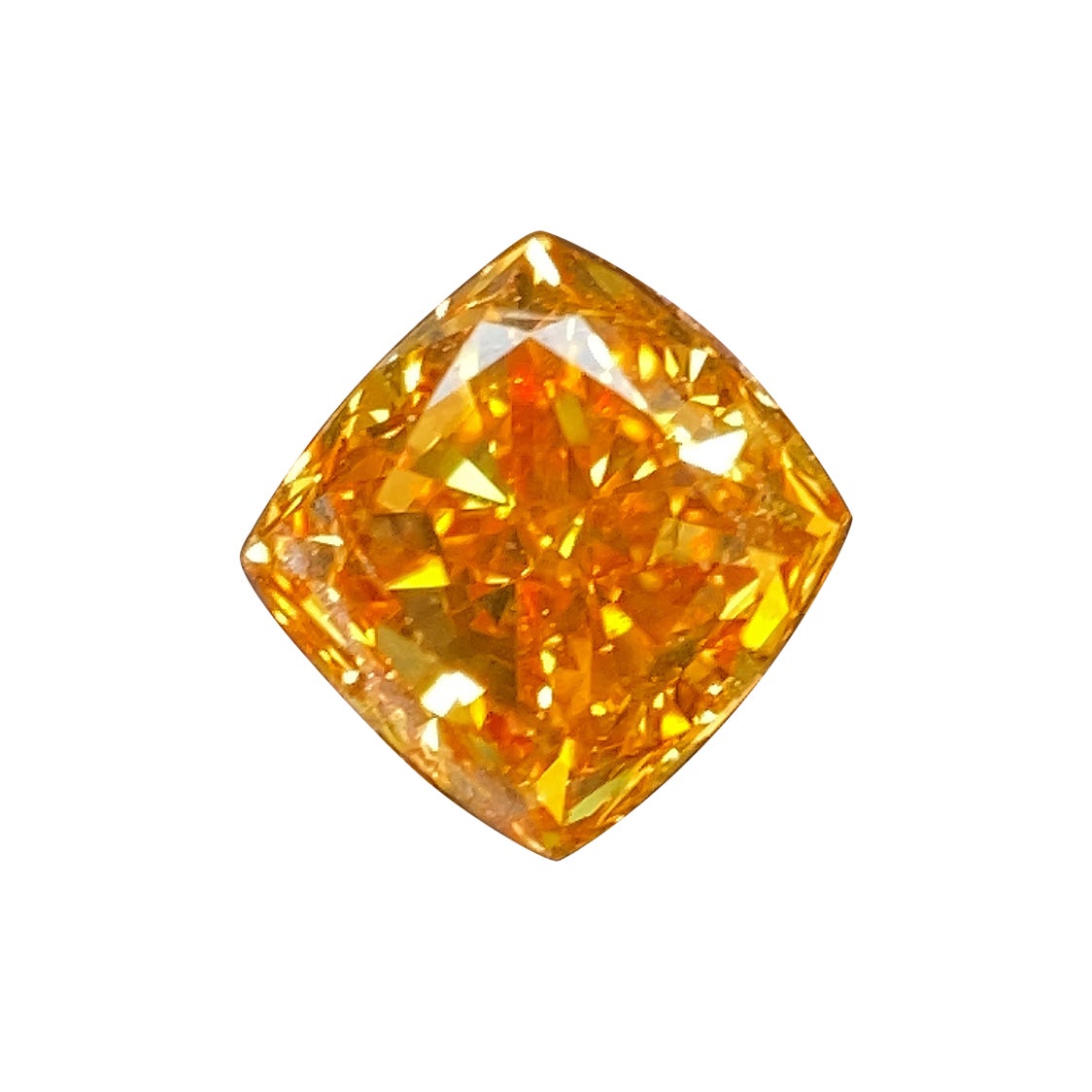 GIA Certified 3.55 Carat Square Emerald Cut Natural Fancy Vivid Yellow