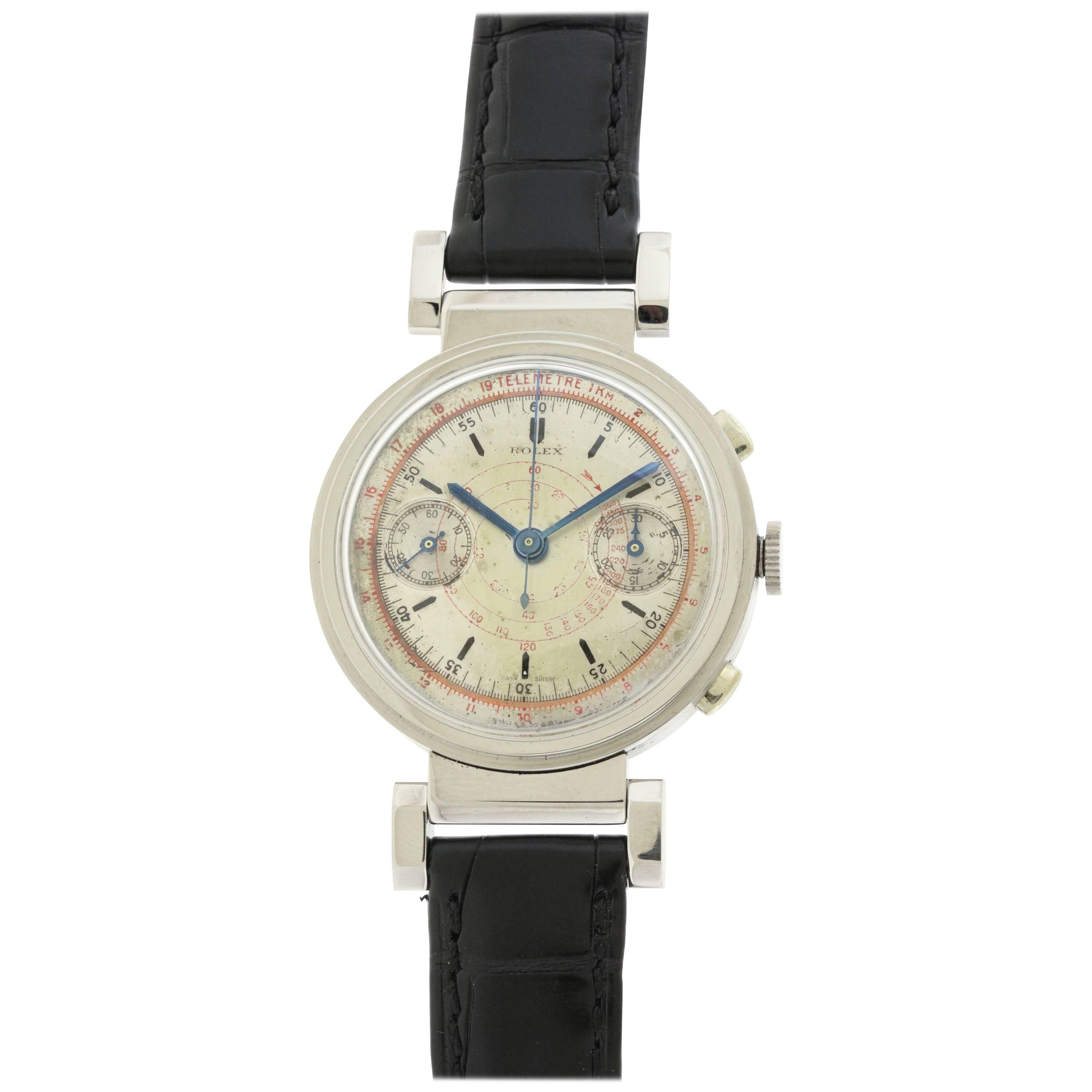 Rolex Stainless Steel Chronograph Wristwatch Ref 2634