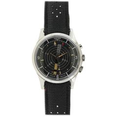 Vulcain Stainless Steel Cricket Nautical Diver's Wristwatch 