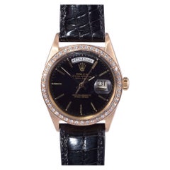 Rolex 18K President Diamond Bezel Wrist Watch