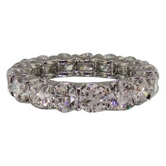 Gia Certified Round Brilliant Cut Eternity Band Ring