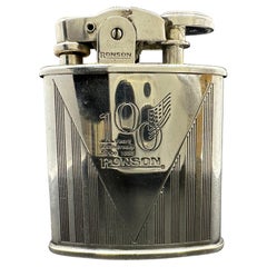 Ronson "1943" Limited Edition 100 Year Anniversary Briquet Vintage Plaqué Argent