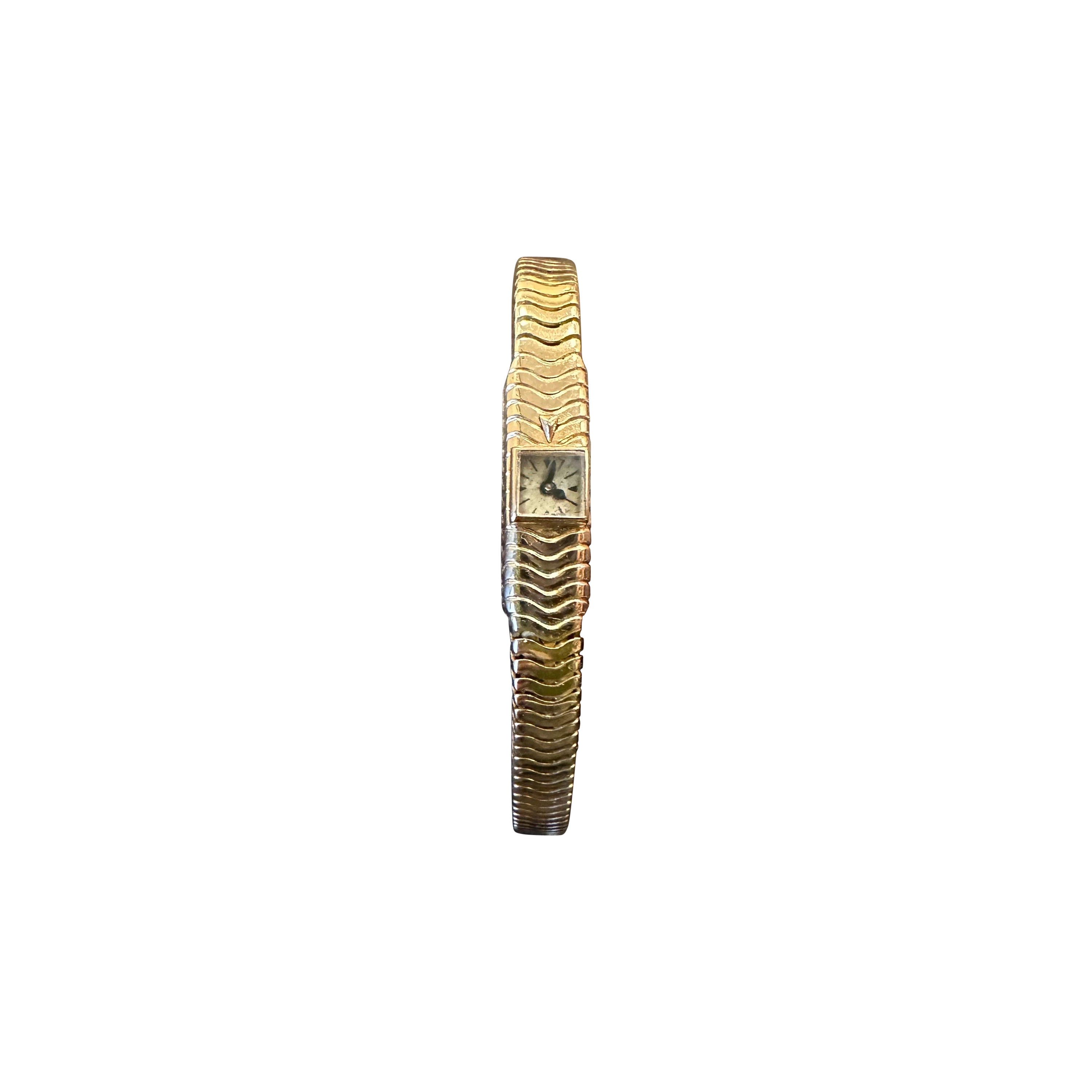Jaeger-LeCoultre Rose Gold Armband Mechanische Armbanduhr, 1940er Jahre