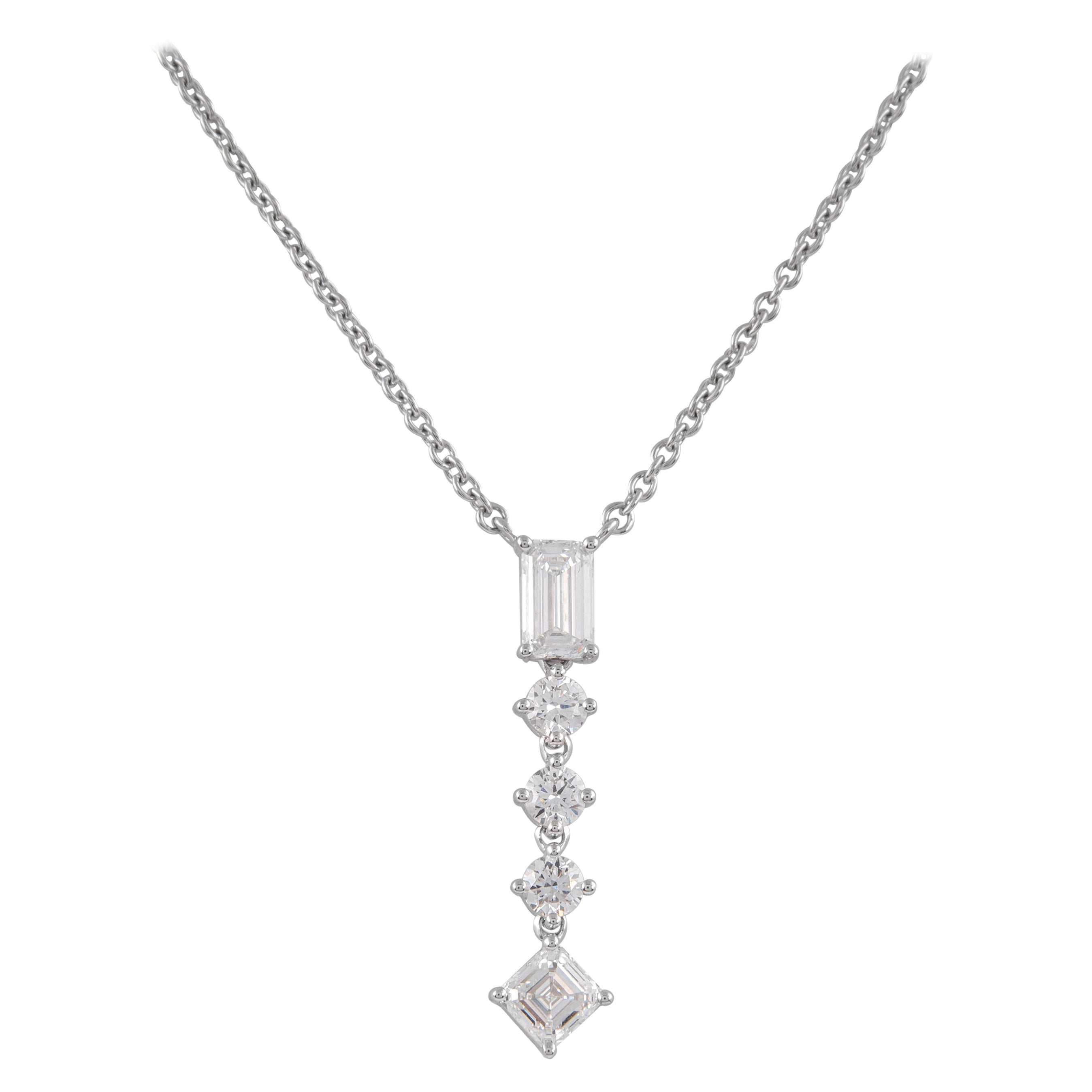 Alexander Beverly Hills GIA Certified 1.56ctt Diamond Pendant Necklace 18k