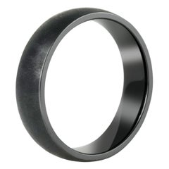 The Barkley : Black Titanium Brushed Comfort Fit Wedding Band