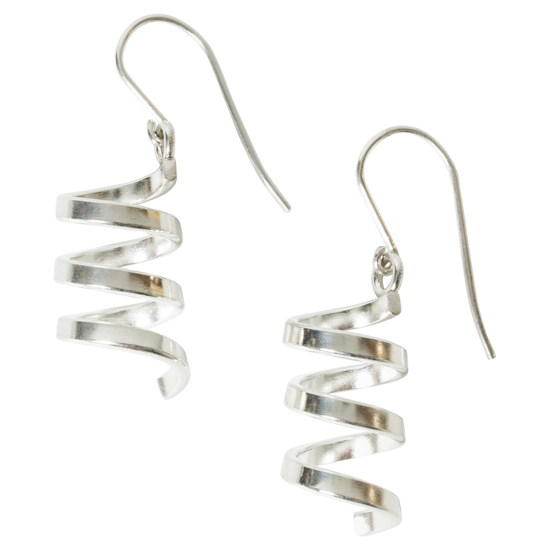 Midcentury Vintage silver earrings by Cecilia Johansson, Sweden, 1970s