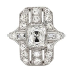 Vintage Diamond Cluster Ring, circa 1950