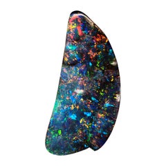 Large Opal Australian gemstone Freeform 47.6ct Blue