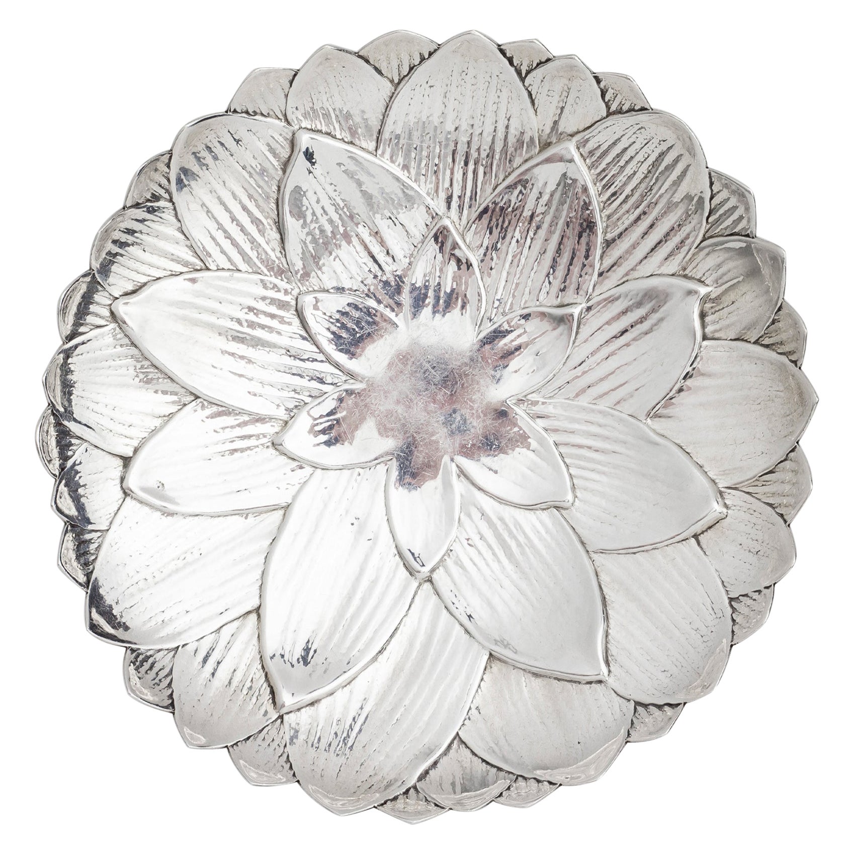 Tiffany & Co. Sterling Silver 'Lotus Blossom' or 'Water Lily' Dish