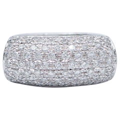 Bague en or blanc 18 carats et diamants