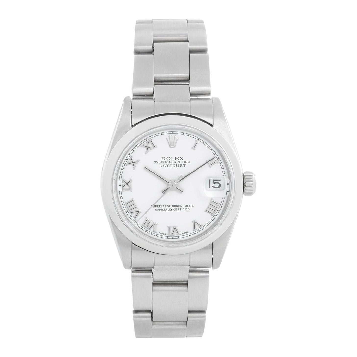 Rolex Midsize Date Stainless Steel Watch 78240