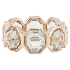 Mintquarz Russell Ring aus 18 Karat Roségold