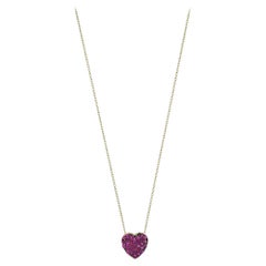 Collier avec pendentif en forme de coeur en or massif 14k, collier en forme de coeur pour femmes !