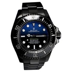 Used Rolex D-Blue Sea-Dweller Deepsea Black PVD 116660