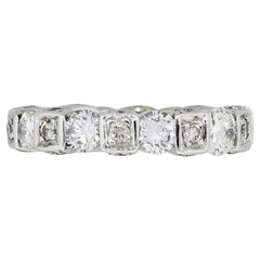 Fascia per l'eternità con diamanti tondi e brillanti