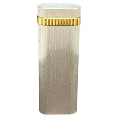 Retro “Le Must De Cartier Paris” Platinum mate finish & 18k gold plated lighter