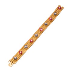 Gold and Precious Stones Bracelet by Régner Paris