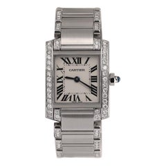 Cartier Ladies W51008Q3 with Natural Diamonds SS Watch 20mm x 25mm